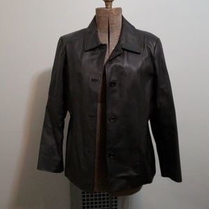 WINTER SALE!! Croft and Barrow Leather Coat